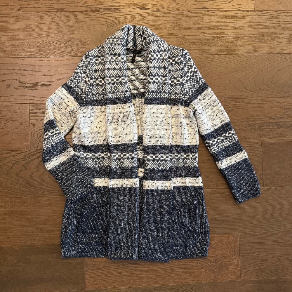 BCBG MazAzaria long sweater.  Sz M